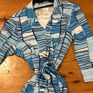 J. McLaughlin Lila wrap dress with collar w/tags